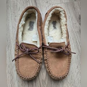 UGG Women's Brown Suede Loafers